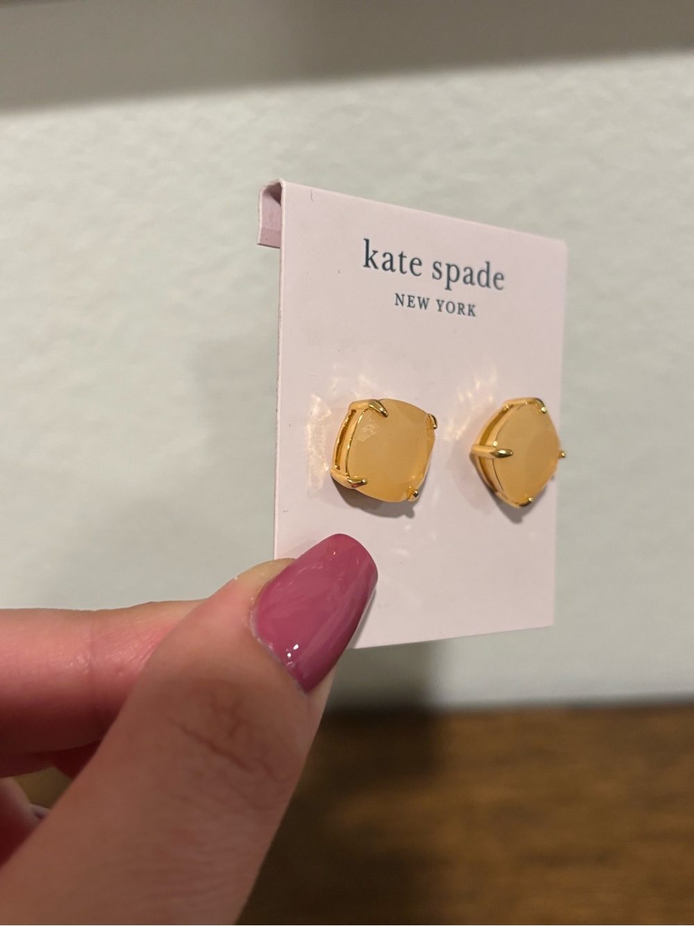kate spade Gold Tone Stud Earrings - Picture 2 of 7